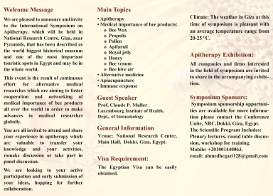 إعادة التصنيف، والأنماط الجينية ومدي حدة تأثير يرقاتPaenibacillus larvae  ، العامل المس بب لتحجر الحضنة الأمريكي في نحل العسلReclassification, genotypes and virulence of Paenibacillus larvae, the etiological agent of American foulbrood in honeybees – a review